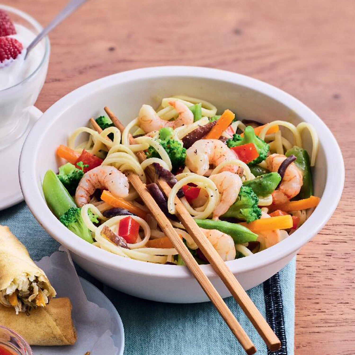 ピカール公式】エビと野菜のタイ風麺 冷凍 500g Nouilles aux