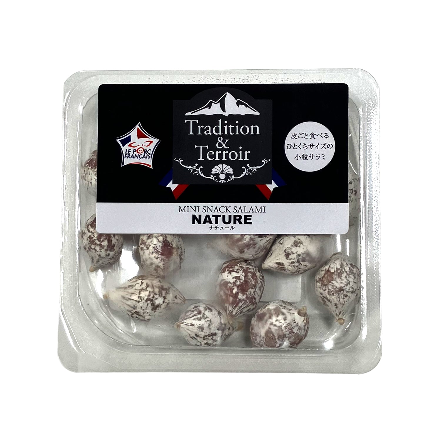 ピカール公式】スナックサラミ プレーン 冷凍 80g Mini snack salami