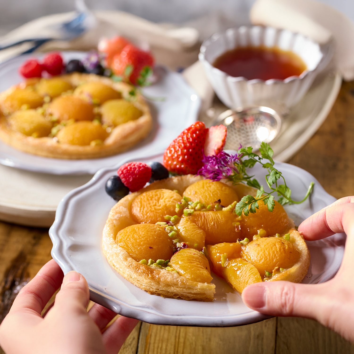 ピカール公式】アプリコットの薄焼きタルト 冷凍 260g（2個入）/2