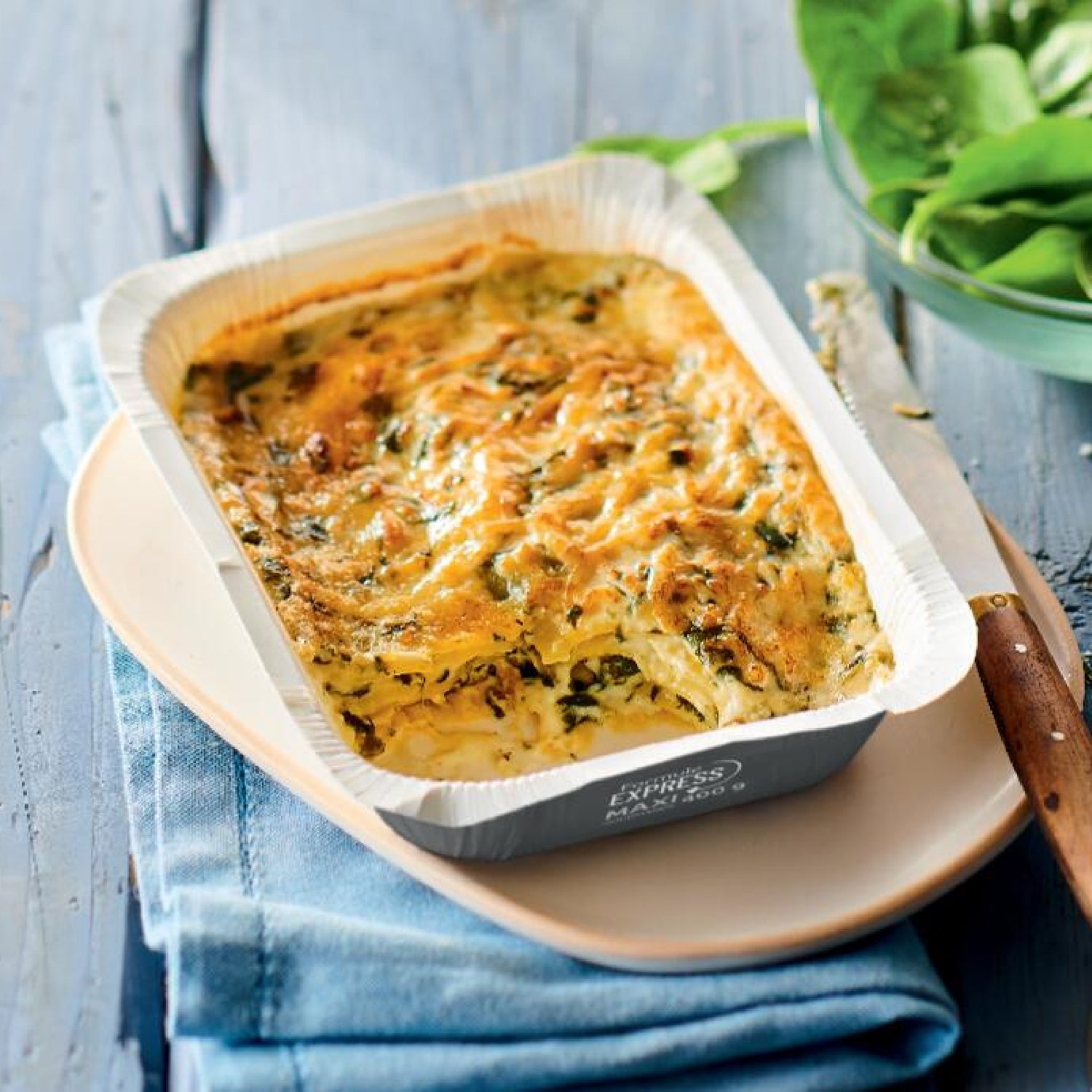 ラガルン　200枚 ピカール公式】シェーブルチーズとほうれん草のラザニア 冷凍 400g