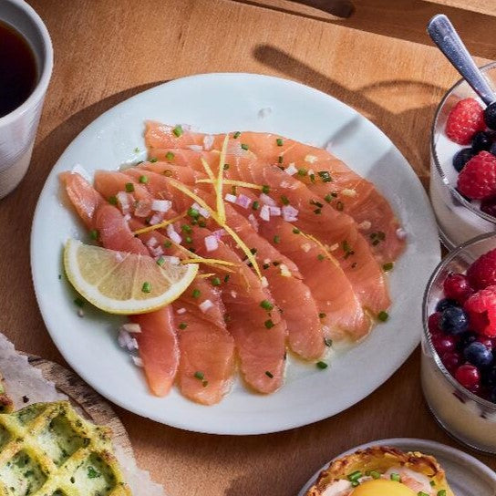 ピカール公式】サーモンスライスのマリネ（エシャロットとレモンピール