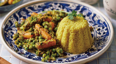 緑の野菜と人参の春カレー