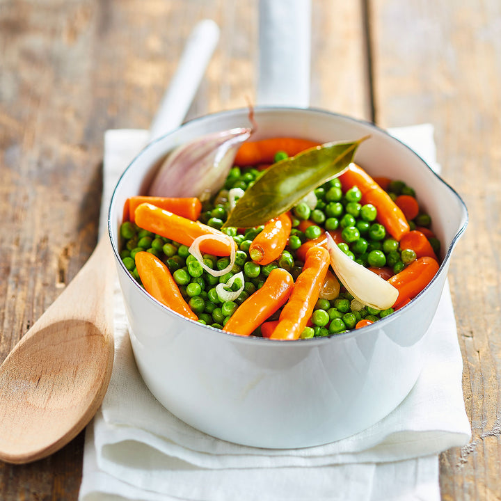 ピカール公式】グリンピースとベビーキャロット 冷凍 ブルターニュ産