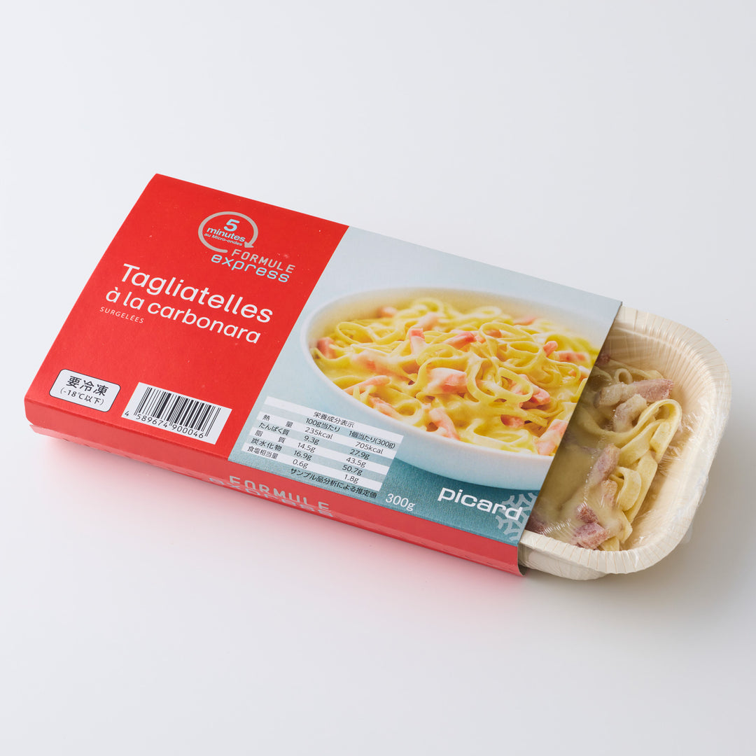 ピカール公式】カルボナーラのタリアテッレ 冷凍 300g Tagliatelles à