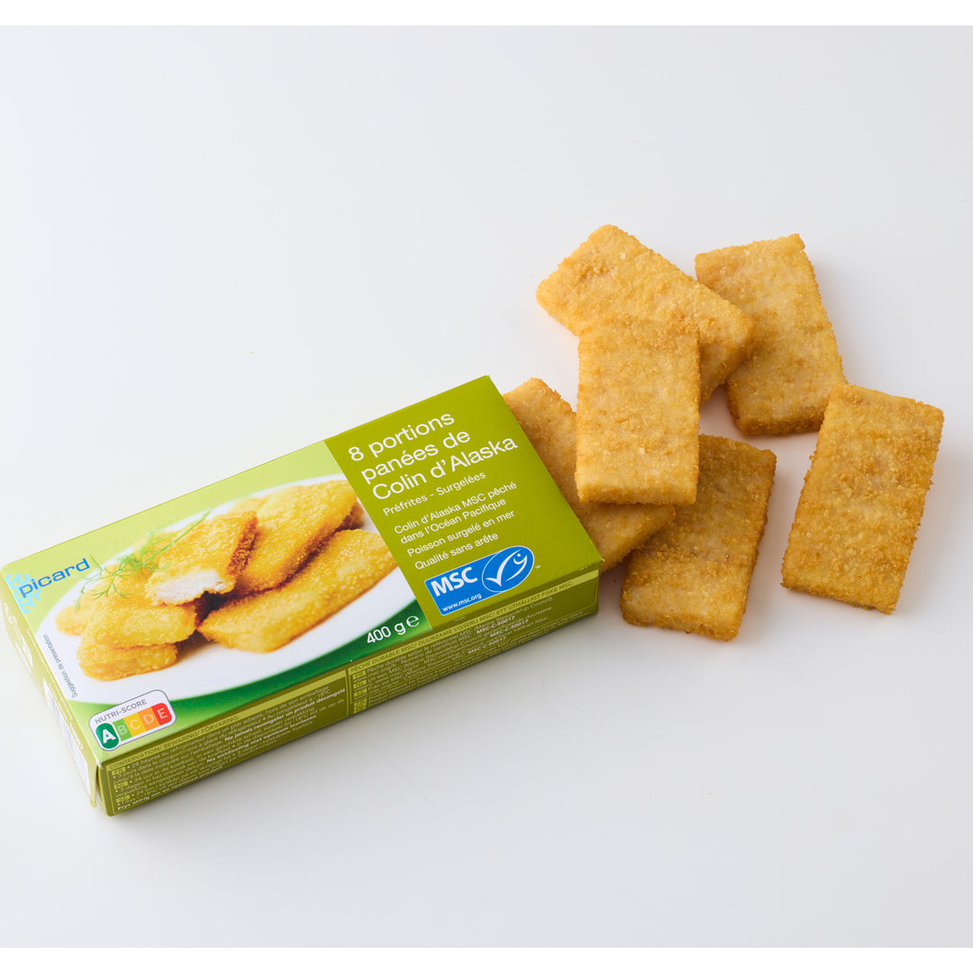 ピカール公式】白身魚のパン粉付け 冷凍 8個入 8 portions de colin d