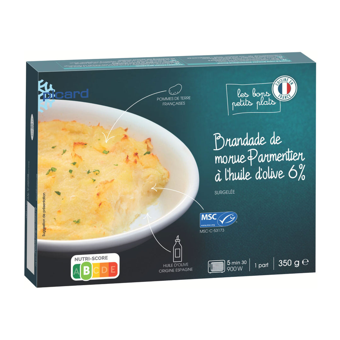 ピカール公式】タラとジャガイモのグラタン 冷凍 350g Brandade morue