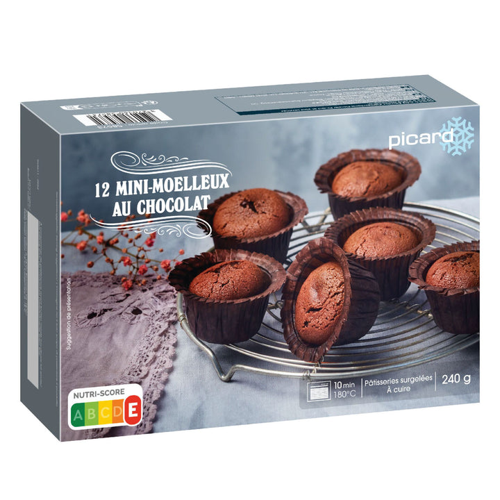 ピカール公式】ミニモアローショコラ 冷凍 12個入 12 mini-moelleux au