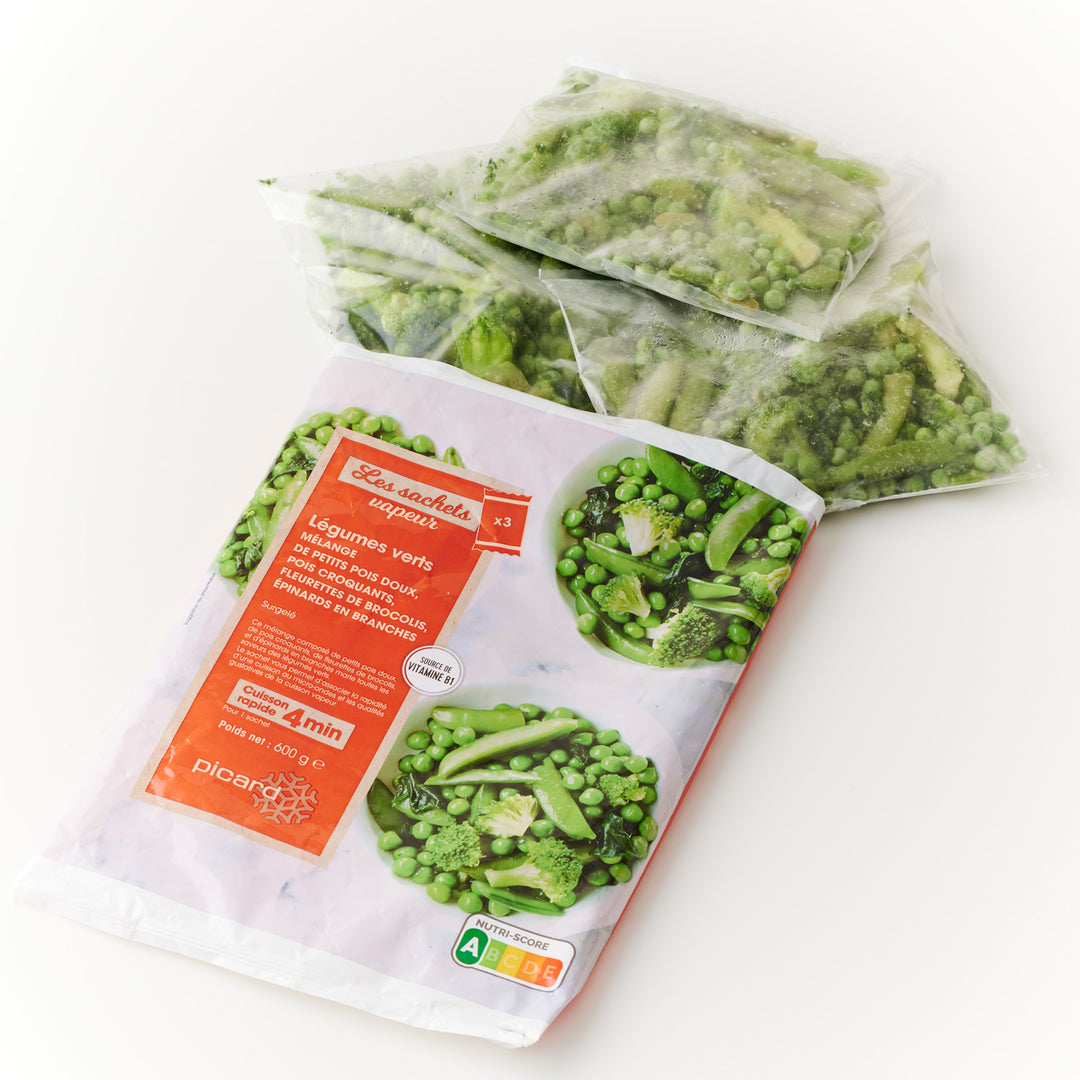 ピカール公式】温野菜ミックス（緑の野菜） 冷凍 300g×3袋 3 sachets