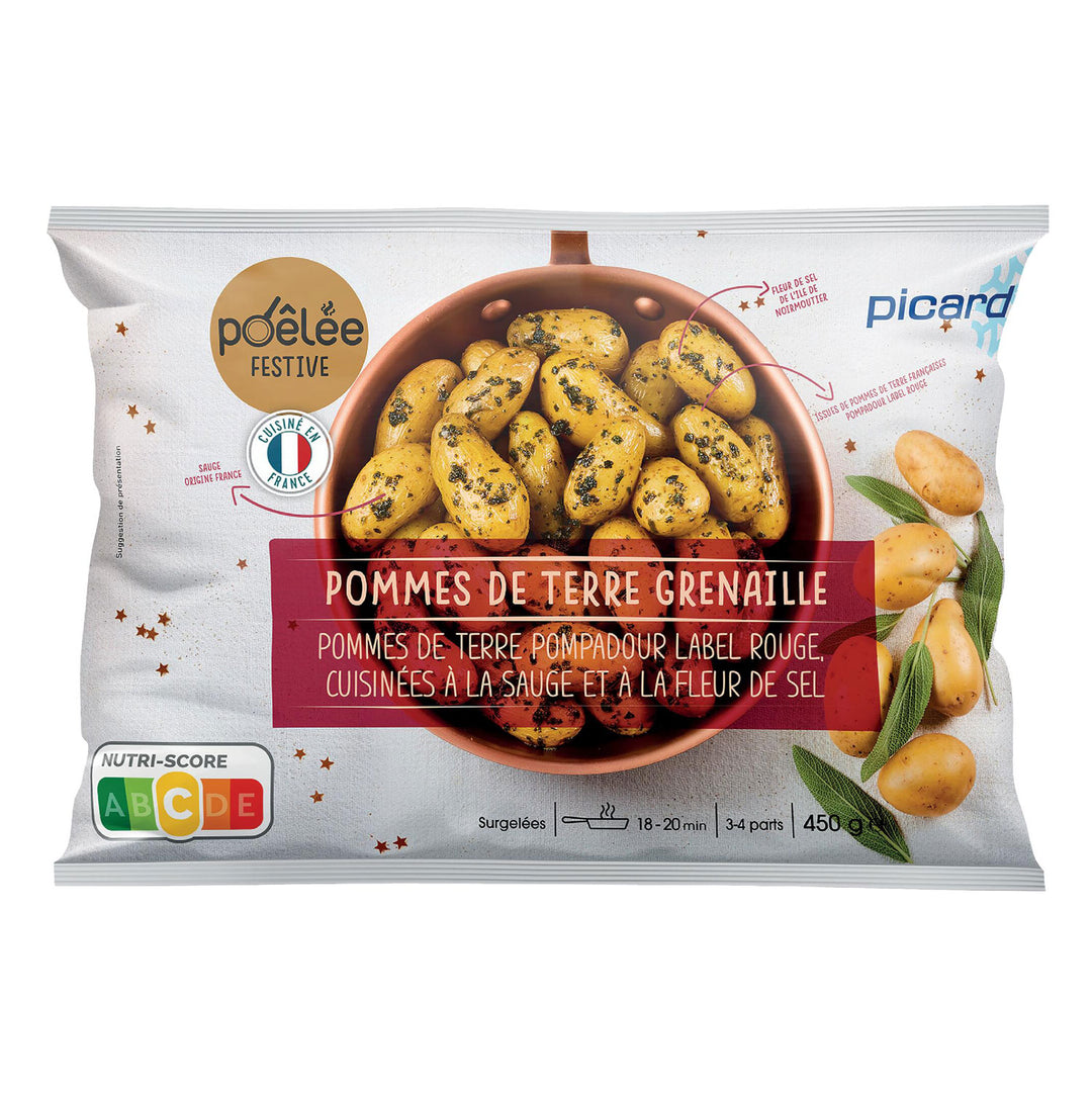 ピカール公式】ジャガイモのポワレ ラベルルージュ 冷凍 450g Poêlée