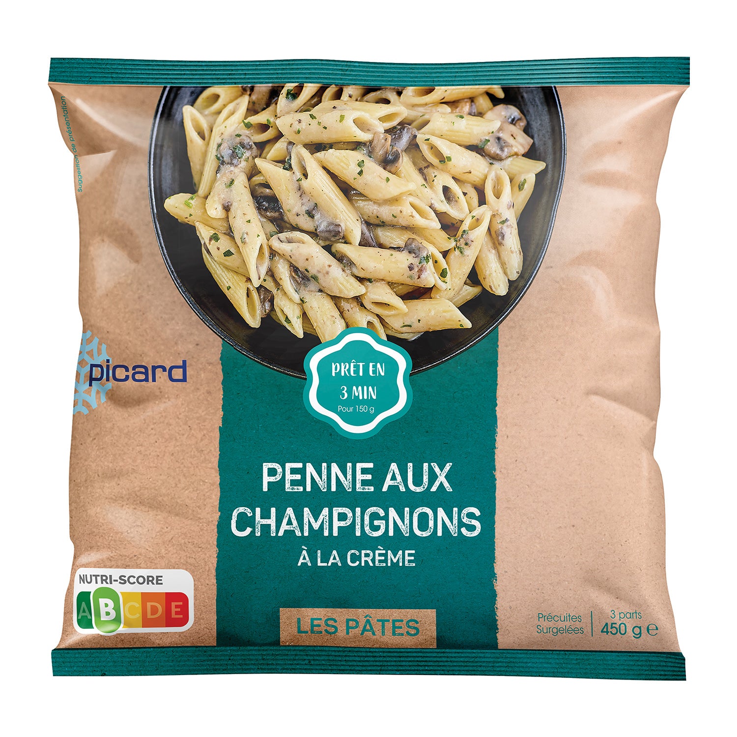 【ピカール公式】キノコのクリームペンネ 冷凍 450g Penne aux champignons à la crème – Picard ...