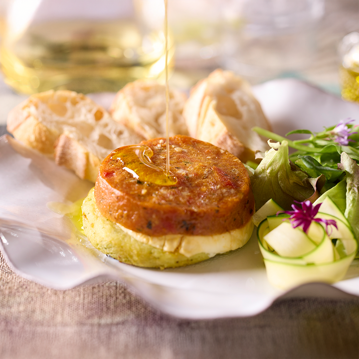 ピカール公式】トマト、シェーブルチーズ、ズッキーニのフォンダン