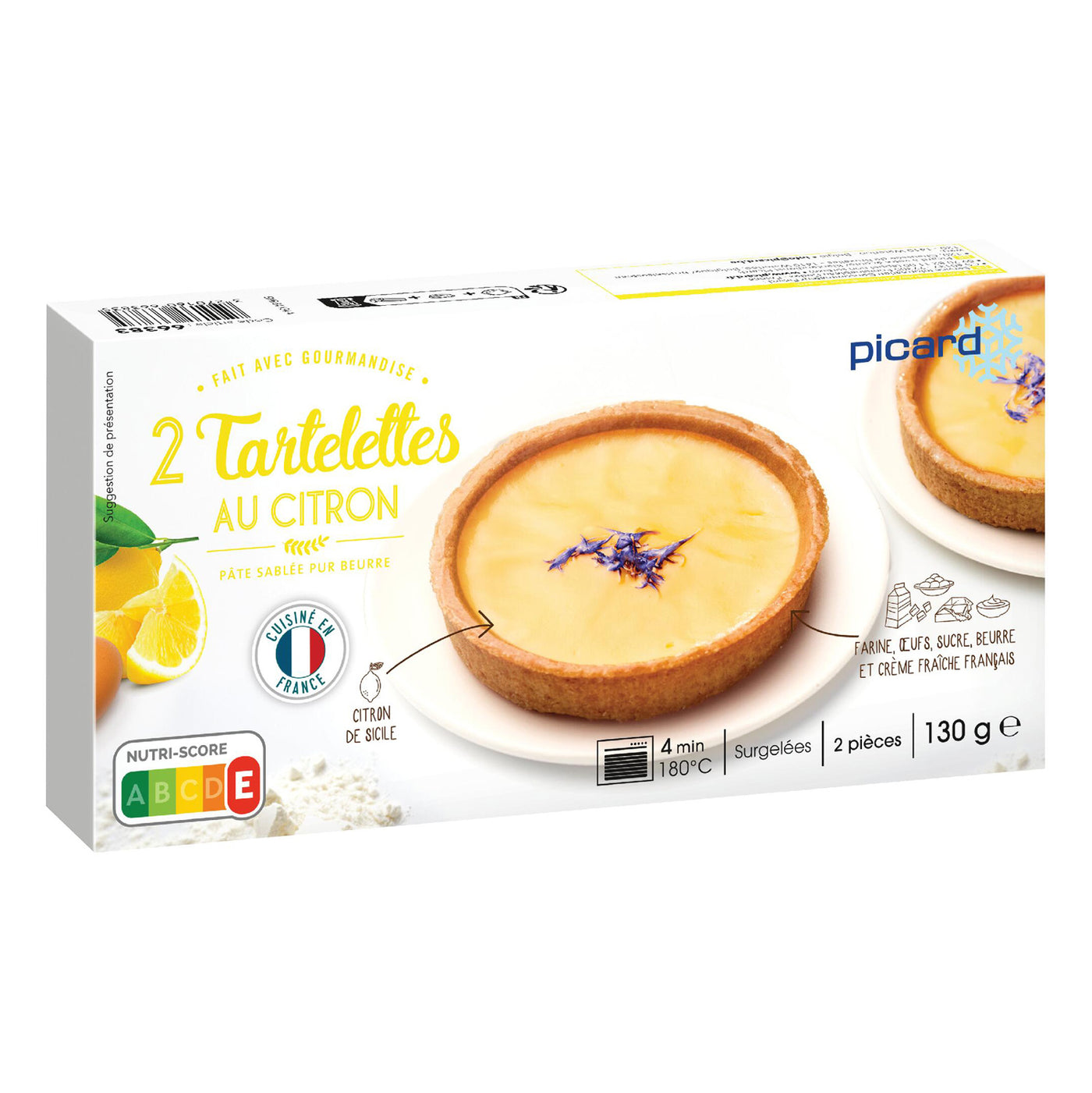 小さなレモンのタルト