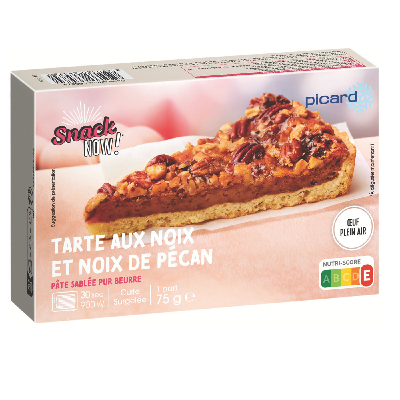 クルミとぺカンナッツのタルト