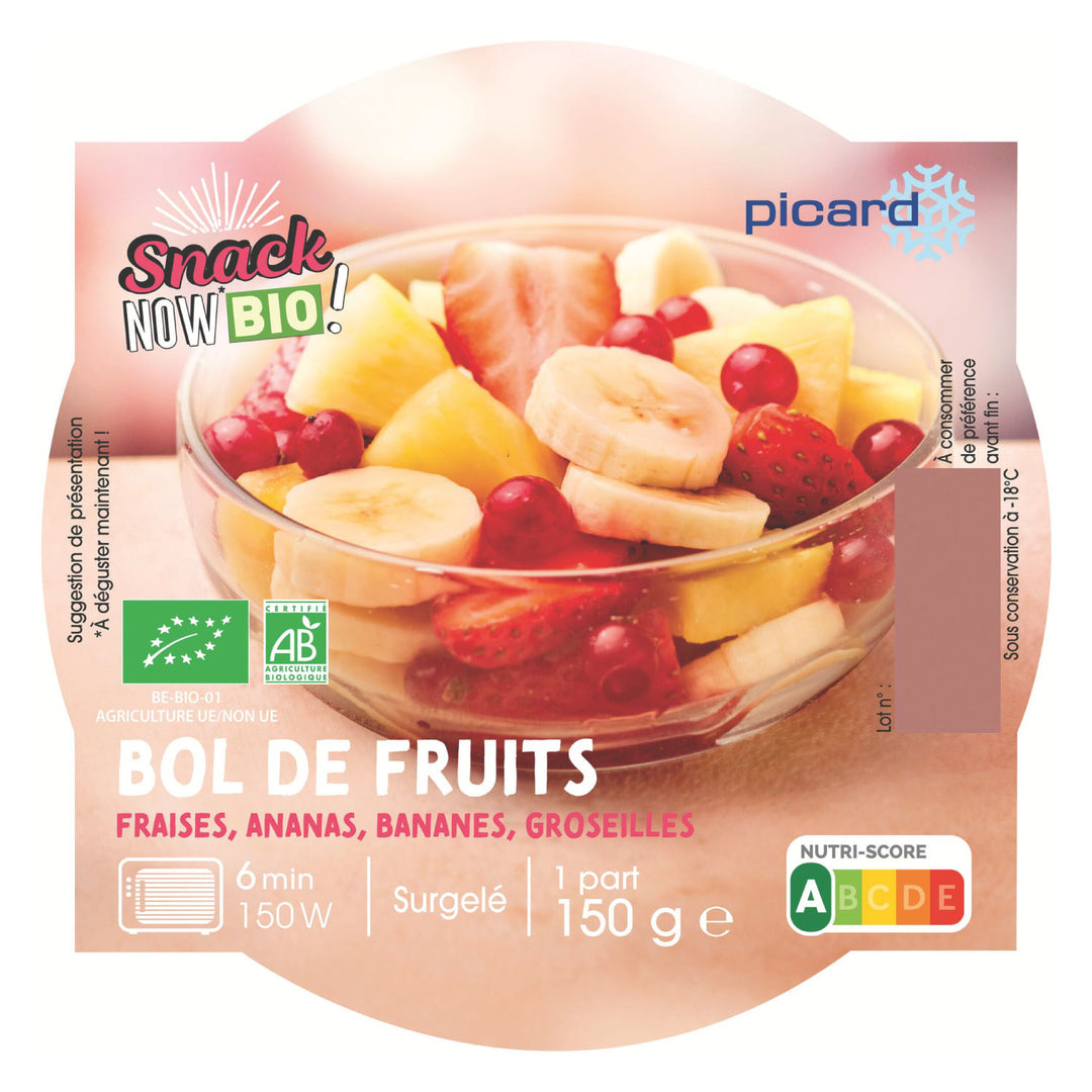 ピカール公式】BIO フルーツボール 冷凍 150g Bol de fruits bio