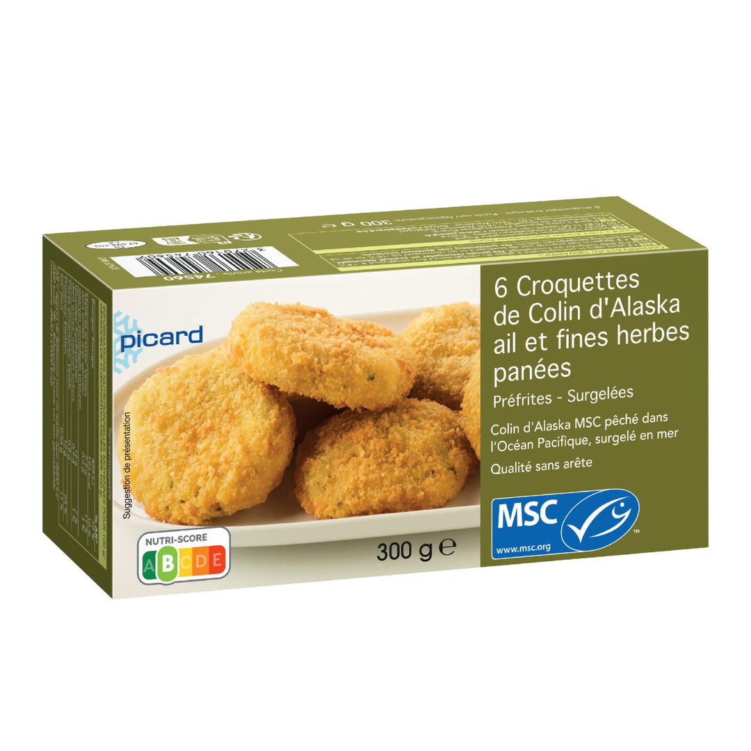 ピカール公式】白身魚のコロッケ 冷凍 300g / 6 croquettes de Colin d