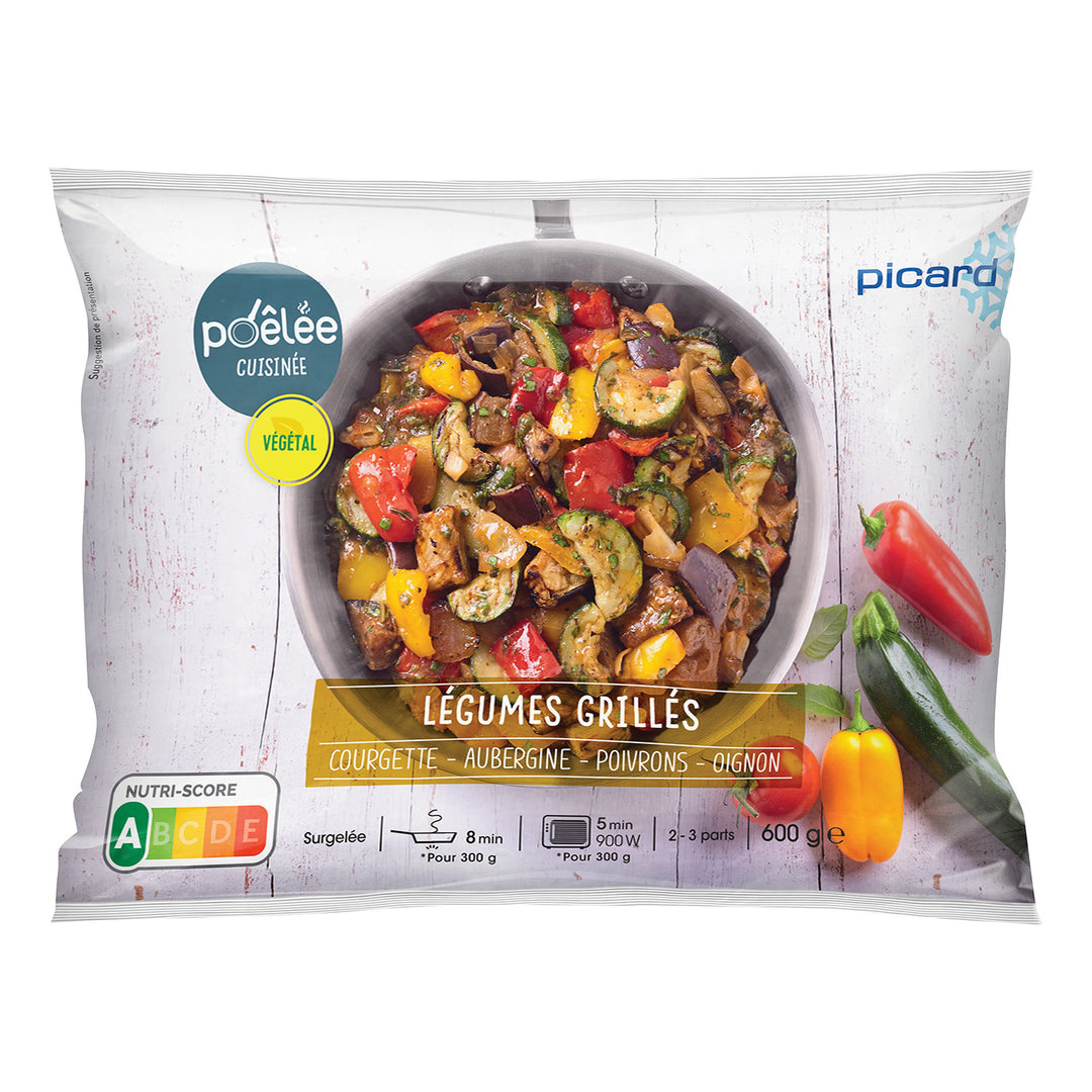 ピカール公式】グリル野菜ミックス 冷凍 600g Poêlée de légumes