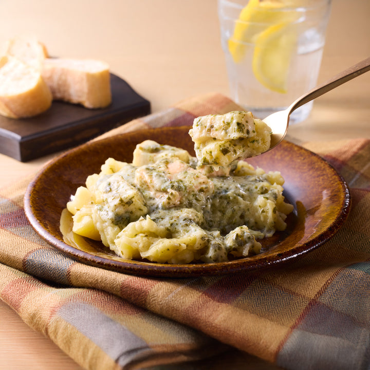 ピカール公式】サーモンと白身魚のオゼイユソースとジャガイモの