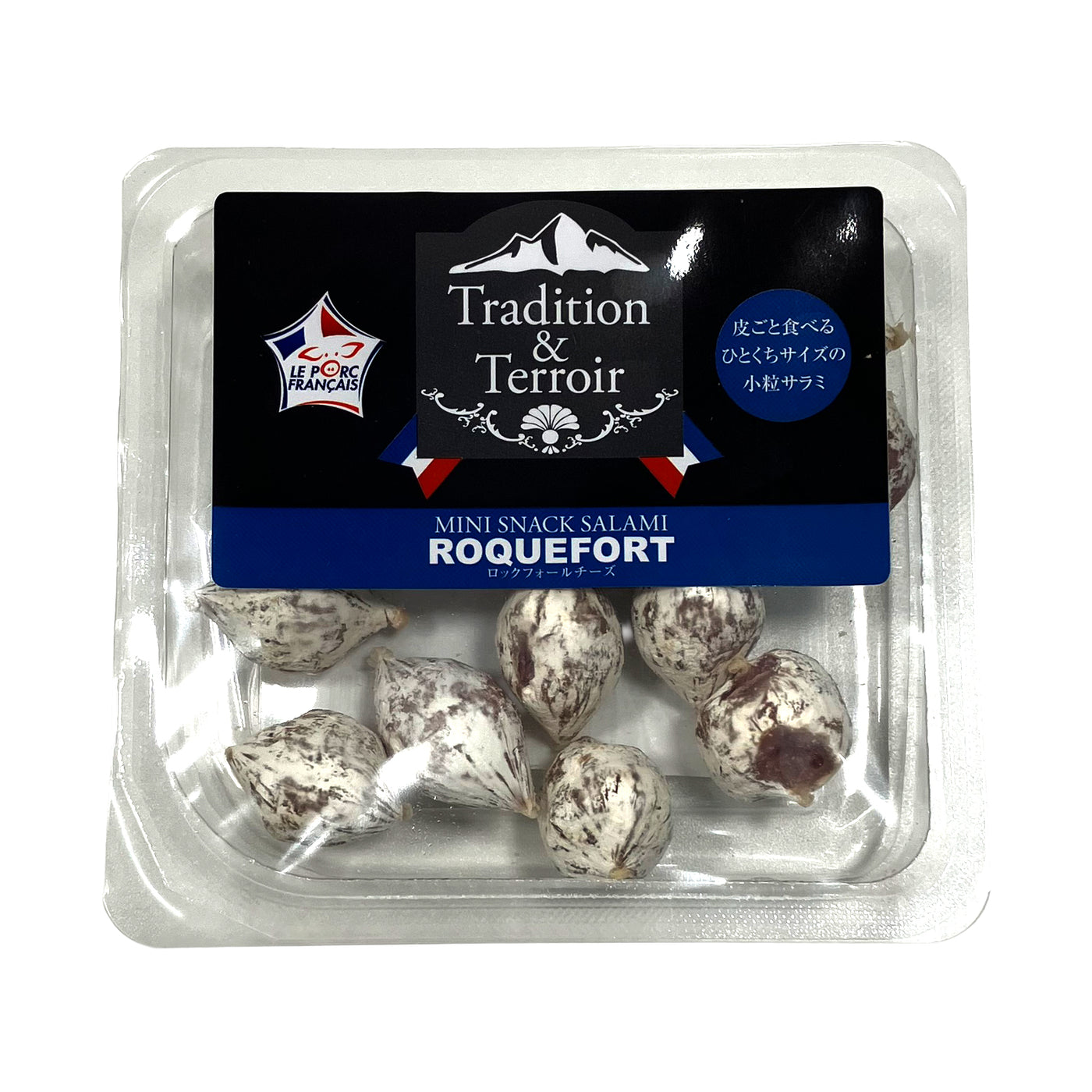 スナックサラミ　ロックフォールチーズ