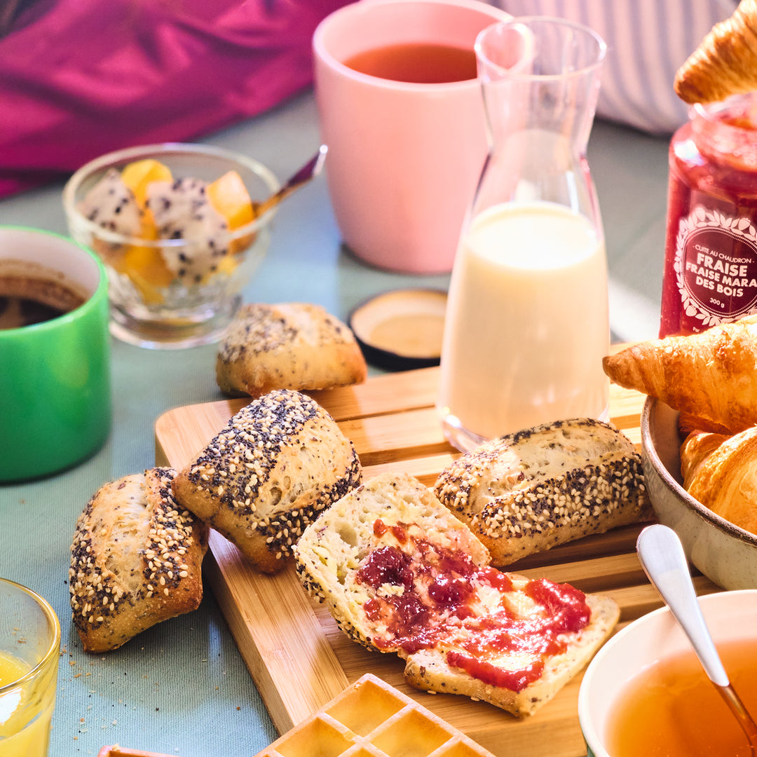 ピカール公式】ミニ雑穀パン 冷凍 6個入 6 petits pains multigraines