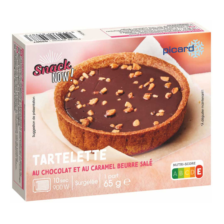 ピカール公式】チョコと塩バターキャラメルのタルト 冷凍 65g