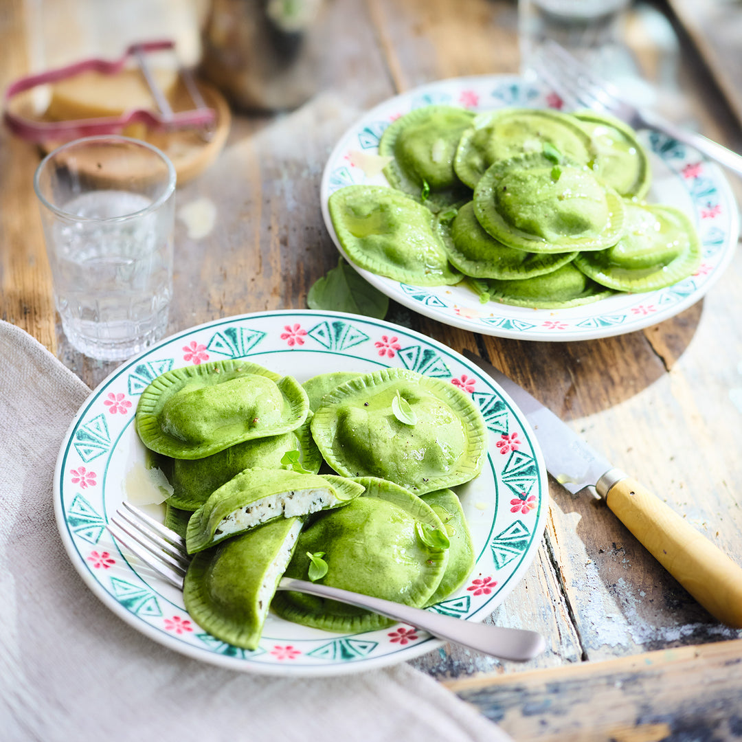 ピカール公式】ブッラータとバジルのラビオリ・ジラソーリ冷凍 400g