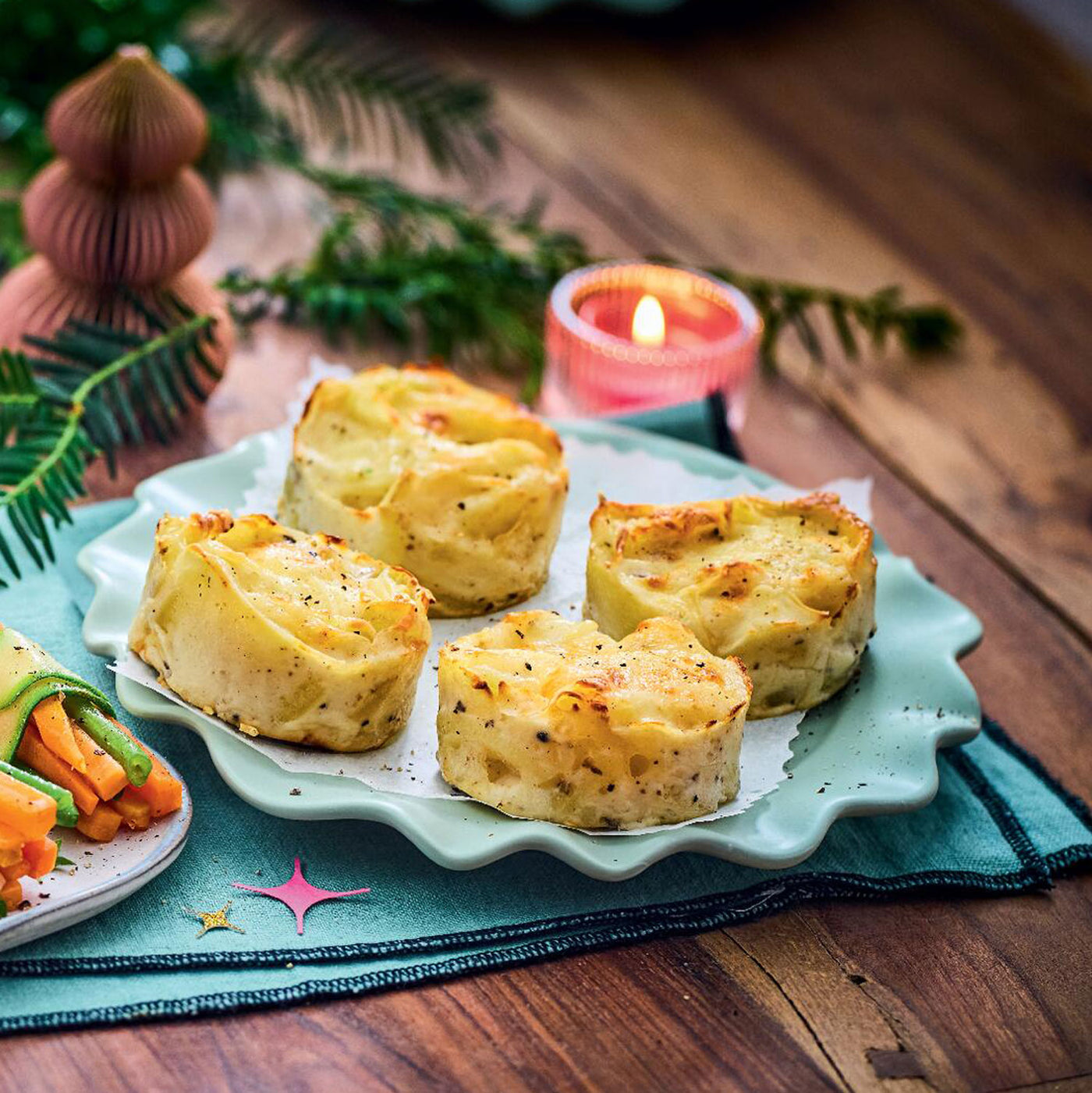 ピカール公式】ジャガイモのミニグラタン トリュフ入り 冷凍 380g / 4