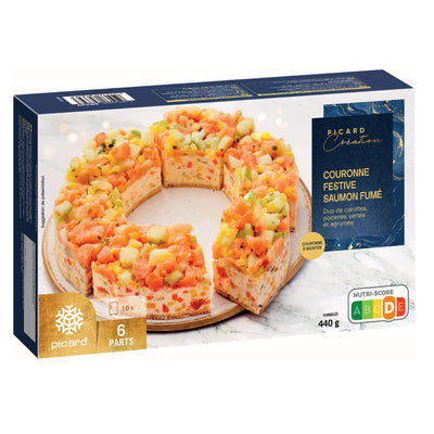 スモークサーモンとフロマージュブランのクーロンヌ