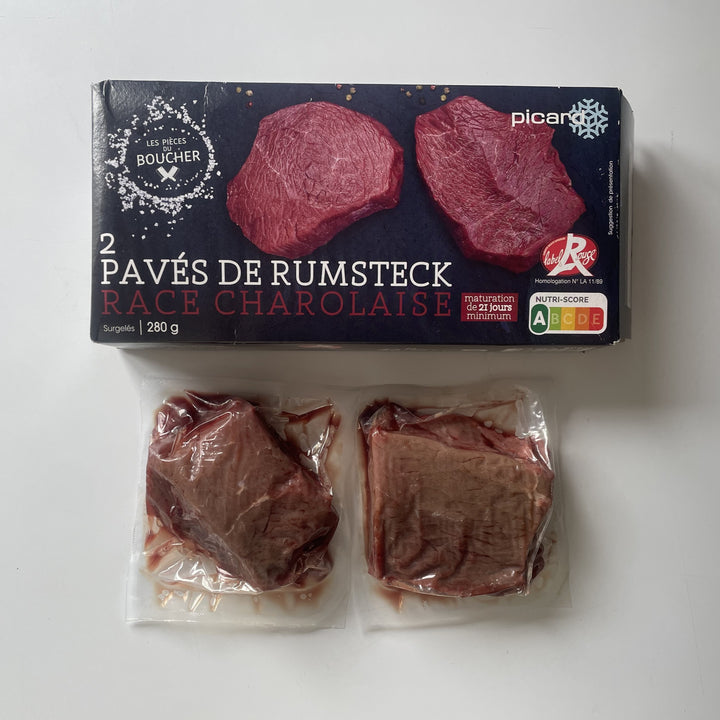 ピカール公式】フランス産 シャロレ牛 ステーキ肉 ロムステック ラベル