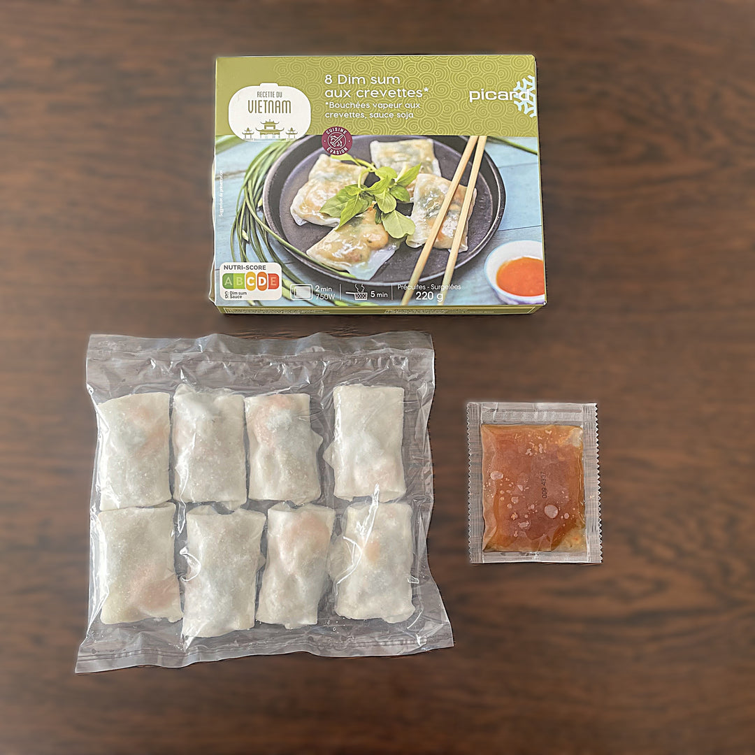 ピカール公式】エビの蒸し春巻き 冷凍 8個入 8 Dim sum aux crevettes