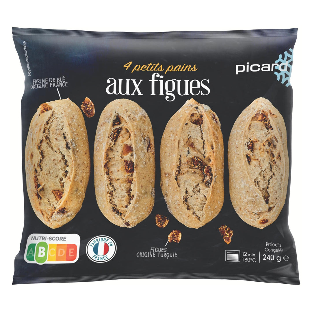 ピカール公式】ミニパン・オ・フィグ（いちじく） 冷凍 4個入 4 petits