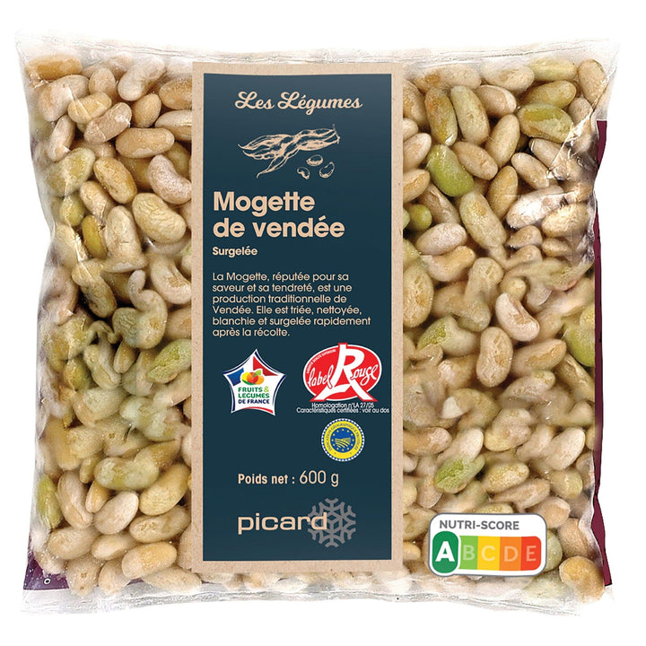 ピカール公式】白インゲン豆 冷凍 600g Mogette de Vendée haricots