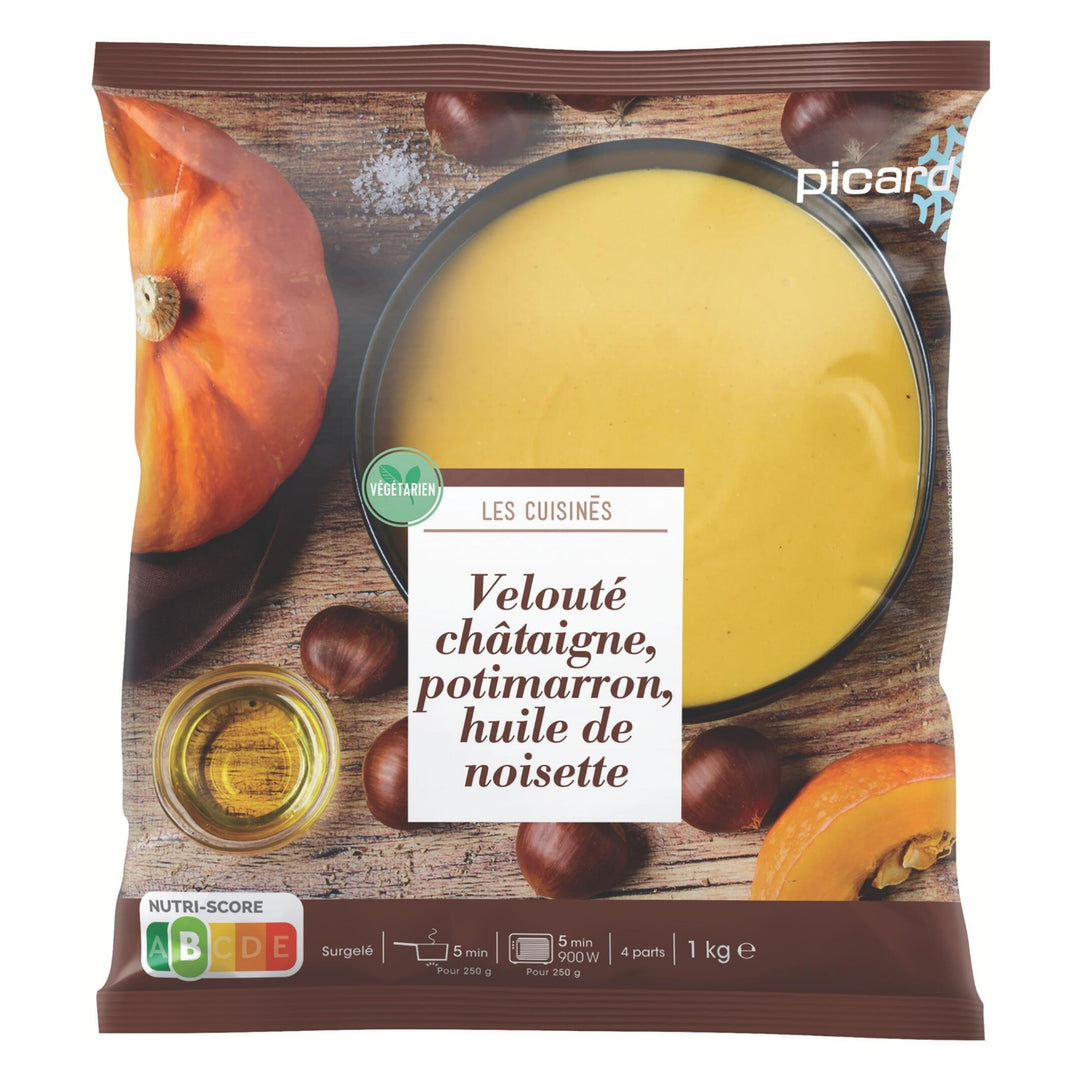 ピカール公式】滑らかなマロンとカボチャのスープ 冷凍 1kg Velouté