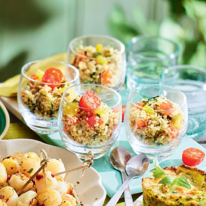 ピカール公式】キヌア、シリアル、小さなグリル野菜ミックス 冷凍 600g