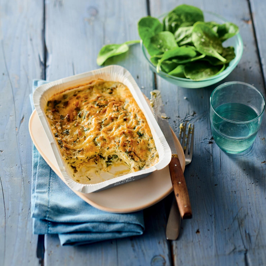 ピカール公式】シェーブルチーズとほうれん草のラザニア 冷凍 400g