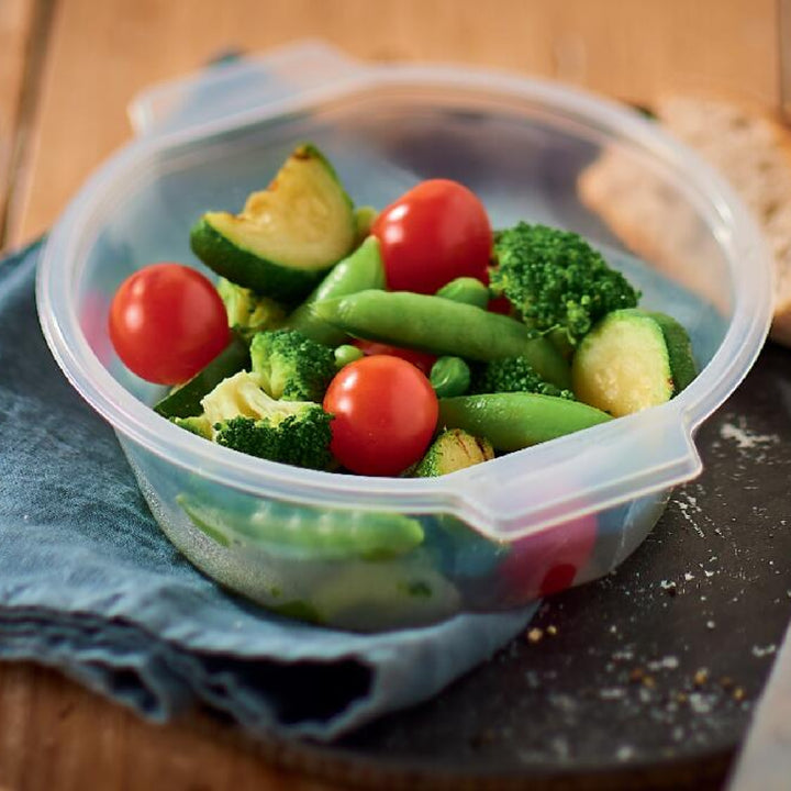 ピカール公式】緑と赤のサラダボール（ブロッコリー、スナップエンドウ