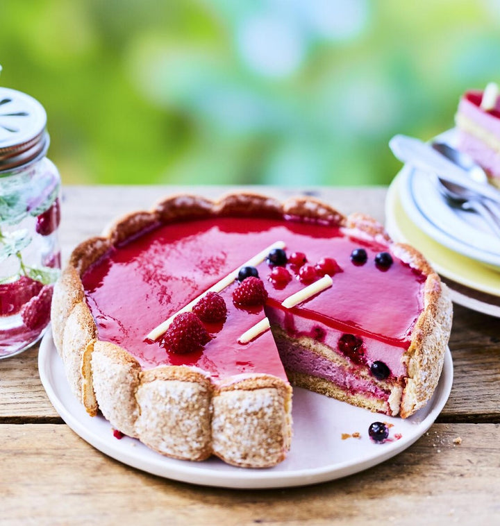 ピカール公式】赤いフルーツのシャルロットケーキ 冷凍 8人用