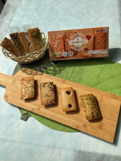 【先行販売】4種類のフィナンシェ（アーモンド、チョコレート、フランボワーズ、ピスタチオ）