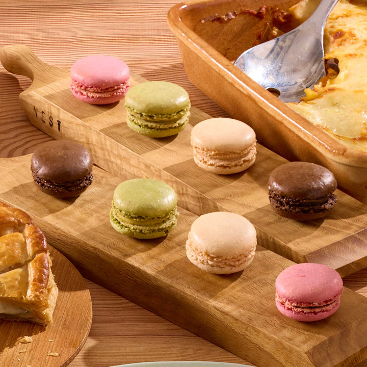 ピカール公式】4種類のマカロン(チョコレート、フランボワーズ、バニラ