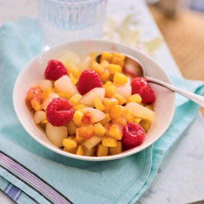 フルーツミックス（洋ナシ・黄桃・フランボワーズ）